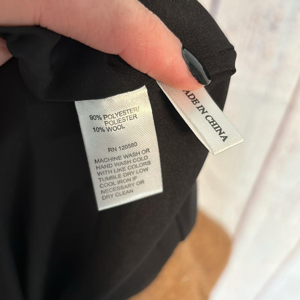 NWT Amanda & Chelsea Colorblock Wool Blend Skirt - Picture 6 of 7